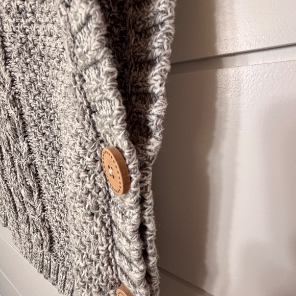 Nula Bug cotton blend turtleneck cable knit sleeveless sweater size US 8 - Picture 5 of 15